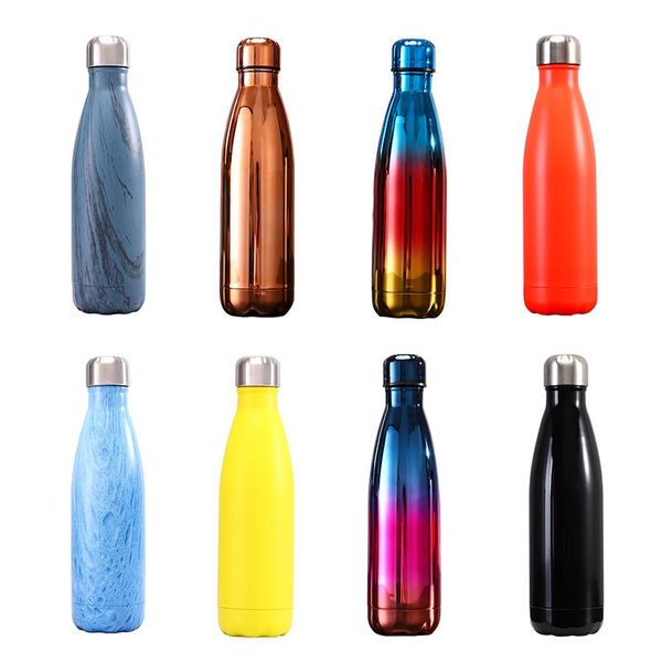 

water bottle 500ml stainless steel insulation for outdoor sport camping hiking cycling winter portable double wall vacuum