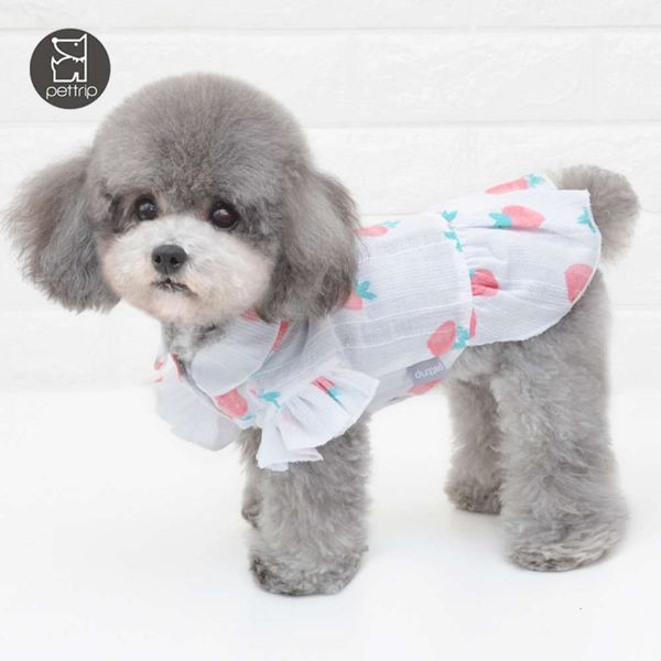 

spring and summer new mini dog cloth pet shirt bottom coat