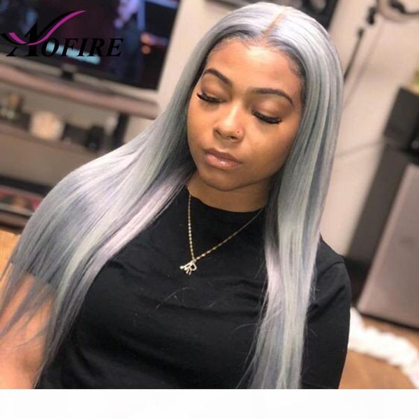 

180% transparent lace wigs straight lace front wig grey wig colored human hair wigs for black women front human hair, Black;brown