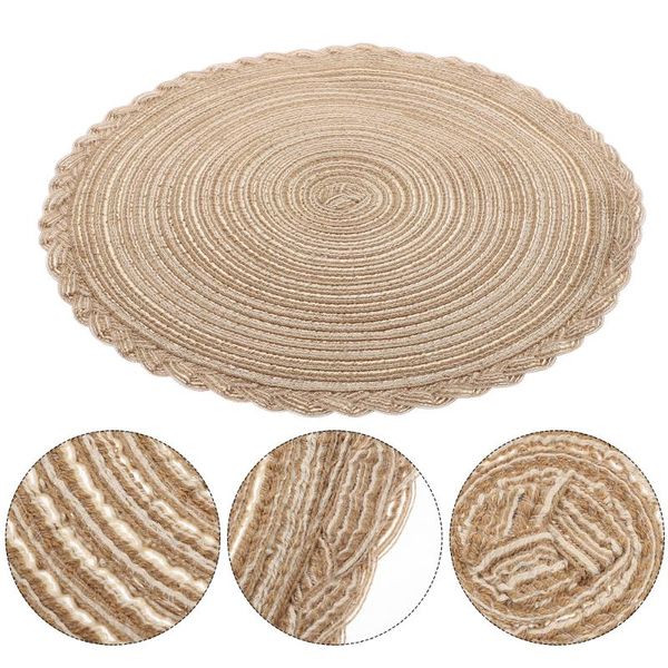 

mats & pads 2pcs practical coasters simple round placemats heat resistant cup (coffee)