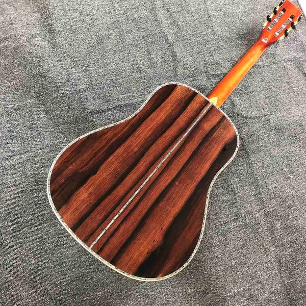 Cocobolo in legno in solido dreadnought 28AA Guitarra acustica in colore Sunburst