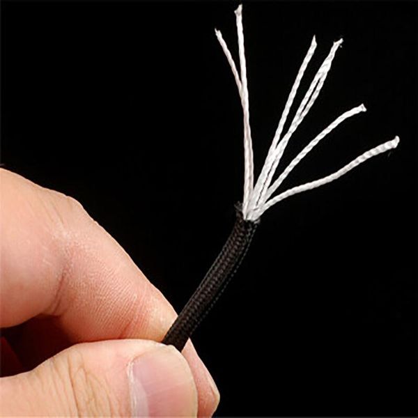 

outdoor gadgets 100ft dia.4mm 7 strand cord parachute paracords rope camping climbing hiking clothesline paracord black