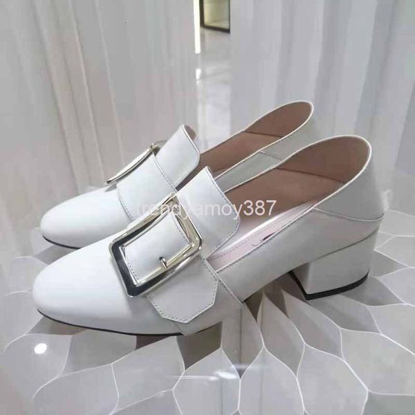 

dress shoes early spring casual two step heel muller shoes women's flat bottom square buckle pearl lazy single, Black