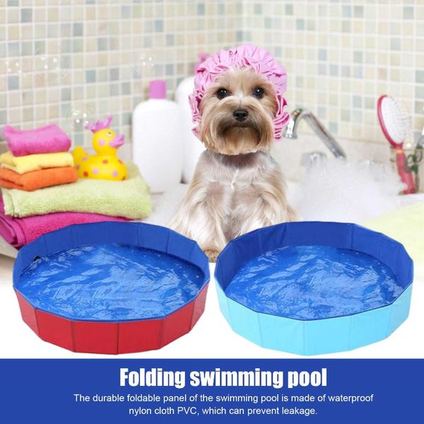 

life vest & buoy 80 * 20cm pet folding pool pvc bath basin dog beauty swimming