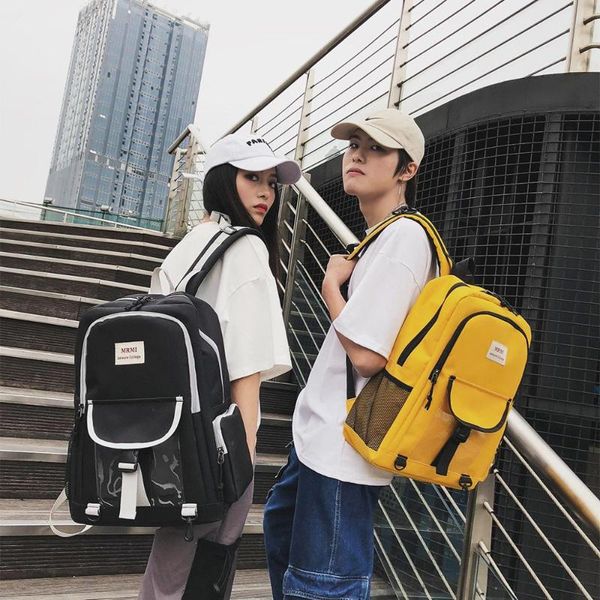 

backpack fashion student large capacity oxford rucksack school backpacks couple travel bag for teenagers girls #15