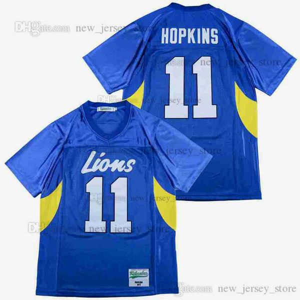 

movie #11 deandre hopkins high school jersey red white custom diy design stitched college football jerseys, Black