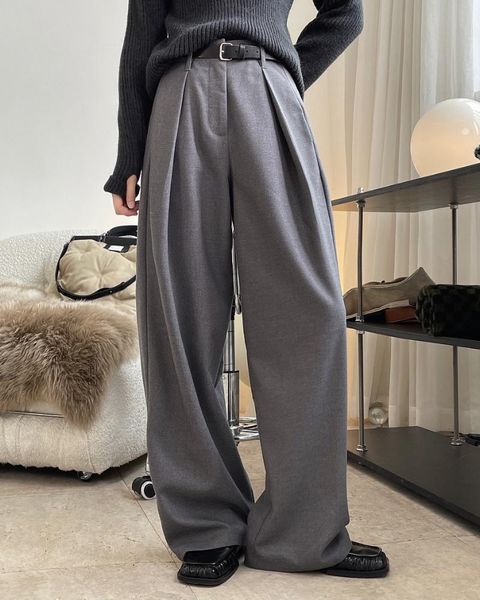 

women's pants & capris woman fashion classic viscose, Black;white
