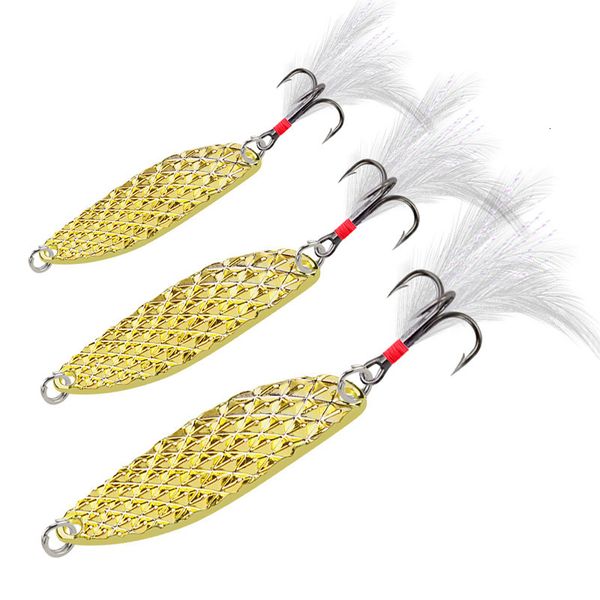 

7 10 / 15g leech sequin golden zinc road sub metal evaluation on bionic bait of daxin fishing gear