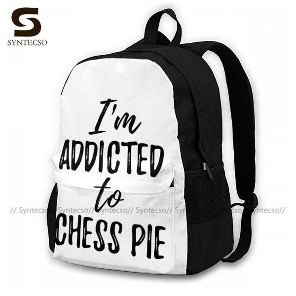 

chess backpacks funny polyester travel backpack female pattern bags