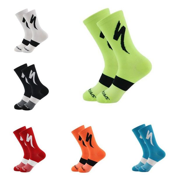 

sports socks professional anti slip breathable men women cycling running football basketball outdoor bicycle bike, Black