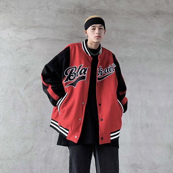 

2021 spring and autumn contrast embroidered ins baseball et men's high street vibe sports et, Black;brown