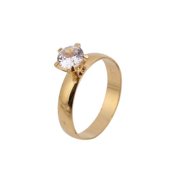 

wedding rings fashion gold stone women ring jewelry color finger for men, Slivery;golden