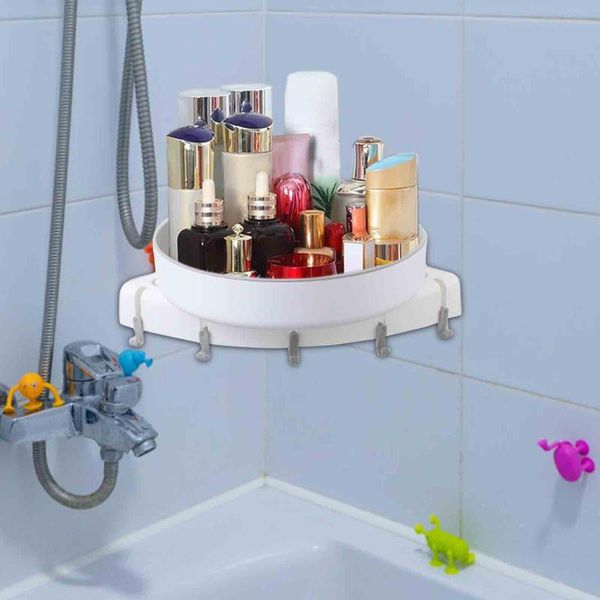 

toilet paper holders self-adhesive kitchen bathroom rack shelf multi-function storage shelves with hooks powerful organizer washable
