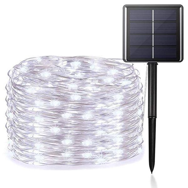 Saiten Garten Dekoration Solar LED Lichter String Außenbeleuchtung Wasserdicht Dimmbare Streifen Salon Für Hochzeit Party