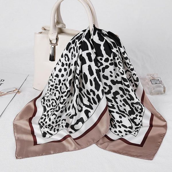 

new square scarf leopard for spring and summer fashion lady hair band foulard neck scarves woman's shawl /scarves 70*70cm, Blue;gray