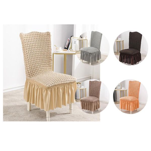 

chair covers fabric for dining room chairs spandex elastic cover stretch kitchen