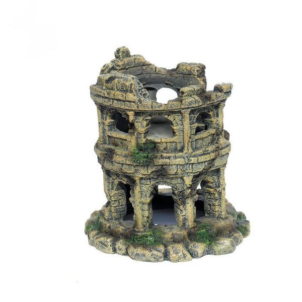 

decorations aquarium decoration landscaping fish tank accessories building statue waterscape background