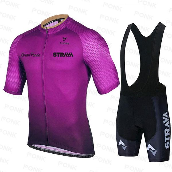 

racing sets 2021 strava summer short sleeve men's cycling clothing breathable mtb bicycle uniform jersey set pro team bike clothes, Black;blue
