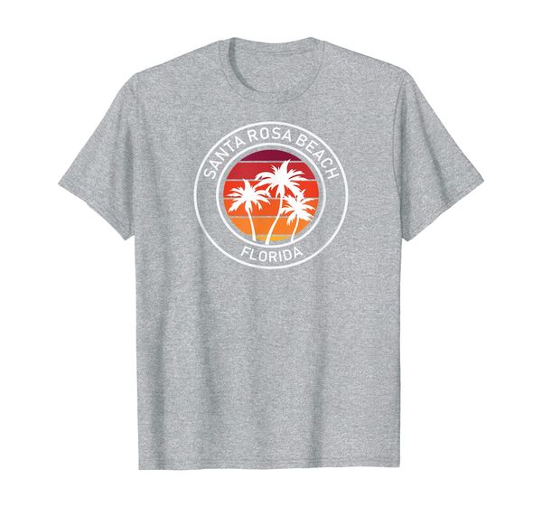 

santa rosa beach for women t-shirt, White;black