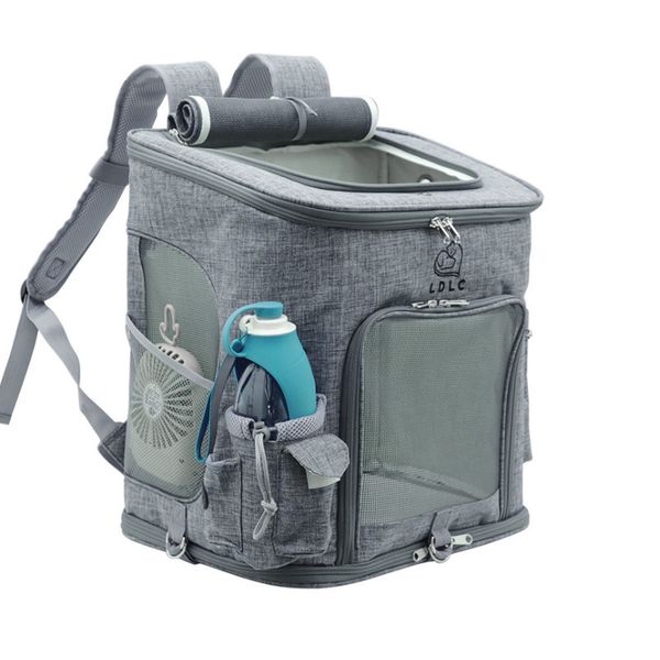 

outdoor cat backpack pet mesh carrier breathabe pet bag for dog portabe carrier bag comfort carrier for sma medium dog