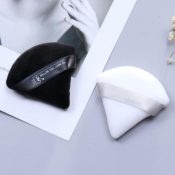 

xingceng sponges, applicators & cotton mini makeup sponge puffs cosmetic puff triangle velvet foundation cream make up tools 1/2pcs