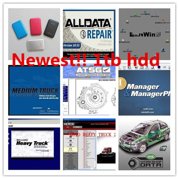

scan tool alldata heavy truck v10.53 moto+vivid workshop full 49in1 with hdd 1tb auto repair software