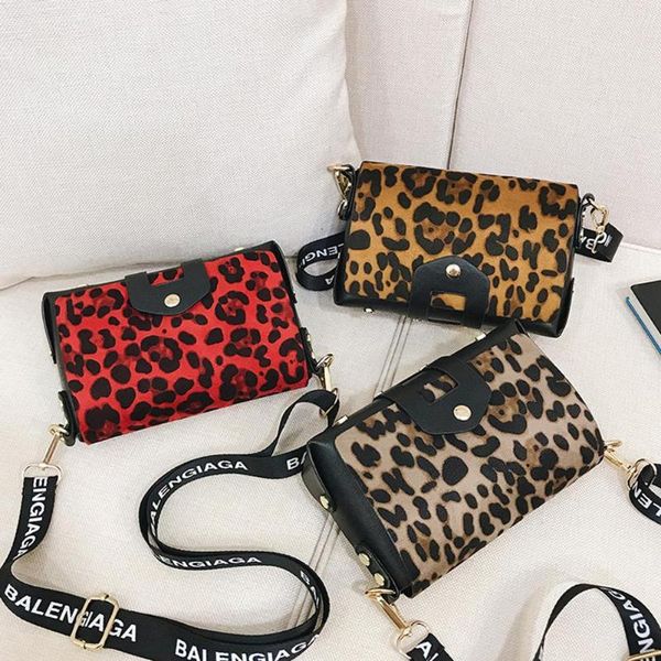 

shoulder bags women pu soft waist classic ladies casual travel fashion crossbody phone pouch leopard print bag