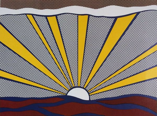 

roy lichtenstein * sunrise * home decoration handpainted &hd print oil painting on canvas large wall art canvas pictures 210217