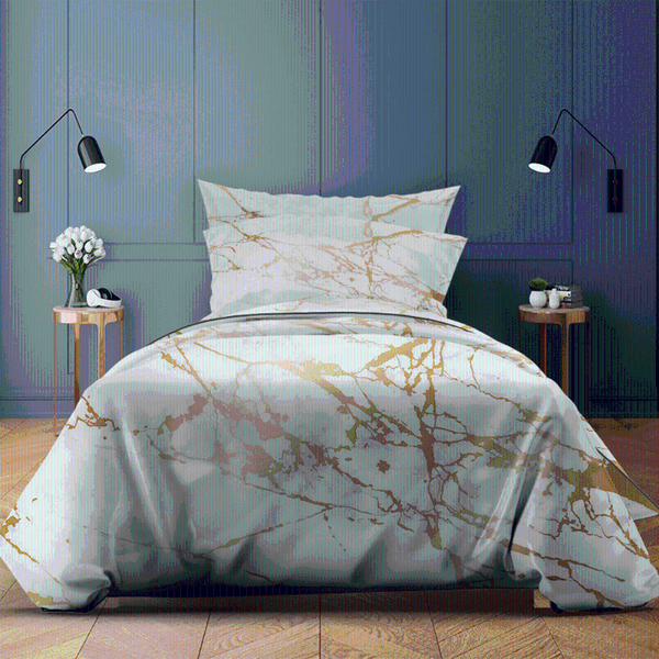 

bedding sets luxury golden marble set geometric stripe quilt duvet cover  king 220Ã240 double bed 2/3 pieces home textiles