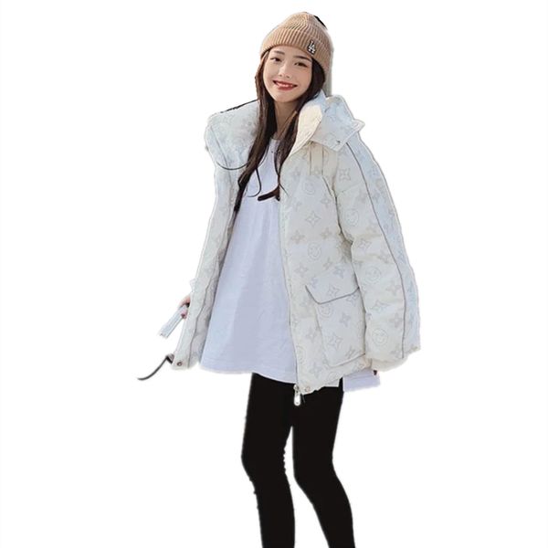 

down jacket women winter new korean loose fashion thickened white duck, Black