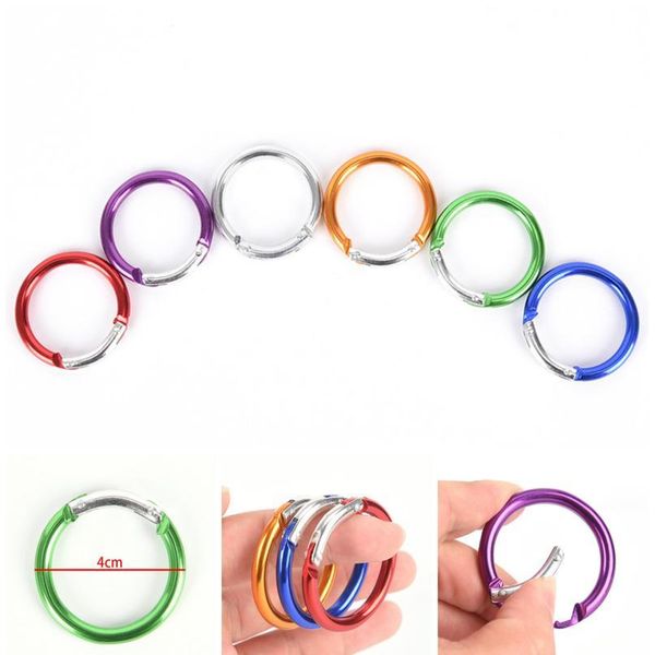 

6pcs/lot zinc alloy plated gate spring o-ring buckles clips carabiner purses handbags round push trigger snap hooks c jllnfc