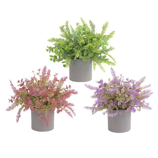 

artificial flowers potted plants faux plant in pots decorations for home garden