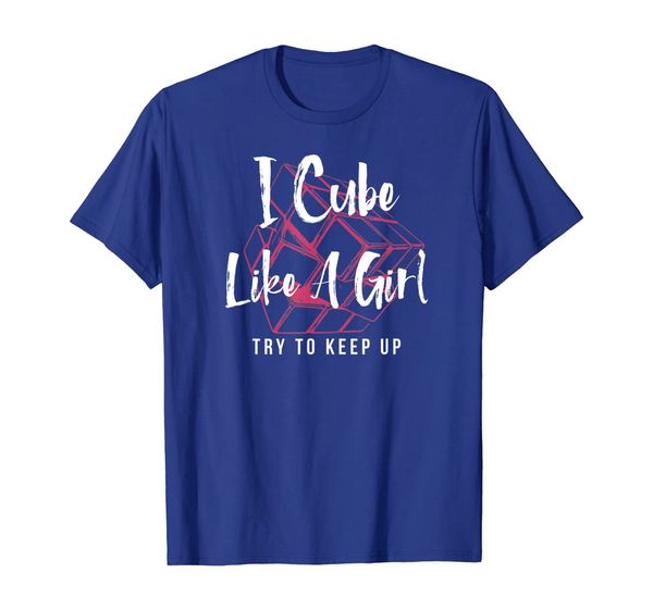 

I Cube Like A Girl Puzzle Cube Tshirt, Mainly pictures
