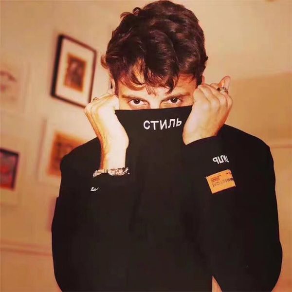 

2021fw heron bottoming shirt man and women preston loose fashion hoodie ins high street hip hop sweatshirt black blue green s-xl