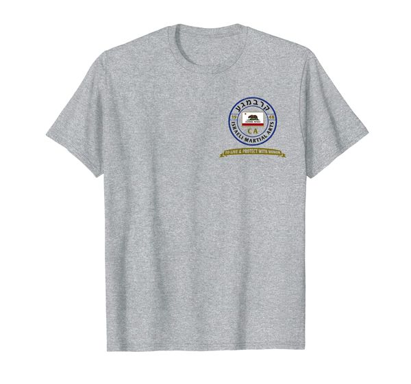 

krav maga logo california police to live protect w/ honor t-shirt, White;black