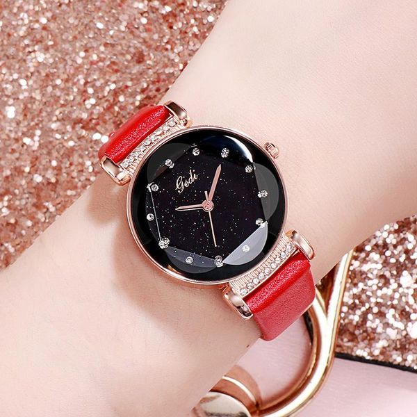 

wristwatches diamond belt women's watch fashion quartz korean students waterproof wrist for women 2021 montre femme, Slivery;brown