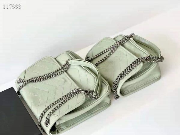 

cowhide shoulder bag gift box package size large 28cm small 24cm