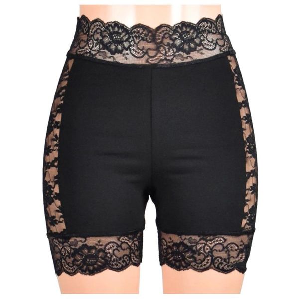 

women's panties lace boxer briefs for women seamless crochet lace-up panty hollow out underwear shorts, Black;pink