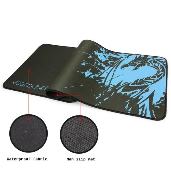 

mouse pads & wrist rests extra large pad big computer gaming mousepad anti-slip cotton and fabric with locking edge mat