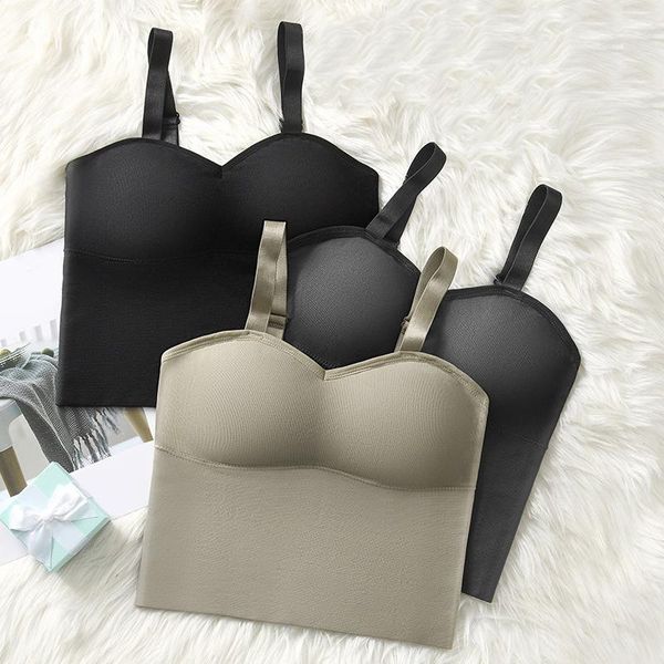 

fashion solid color shockproof beauty back vest running fitness bra for women with threaded sports underwear lingerie lingerie, Black;white