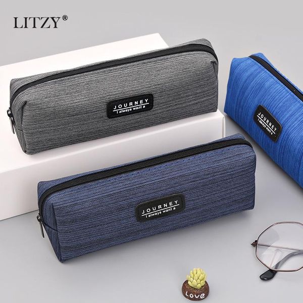 

pencil bags litzy simple case horizontal oxford pouch for boys cute creative stationery school supplies pen
