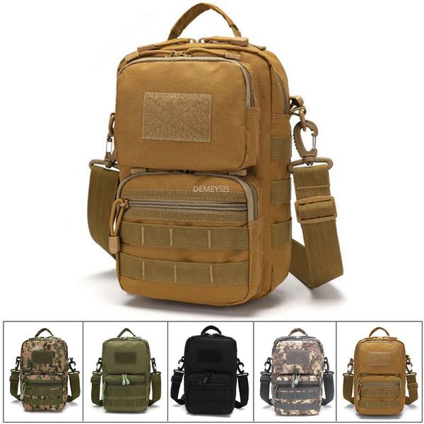 

outdoor bags army tactical shoulder camouflage military training chest molle bag men women hunting camping crossbody