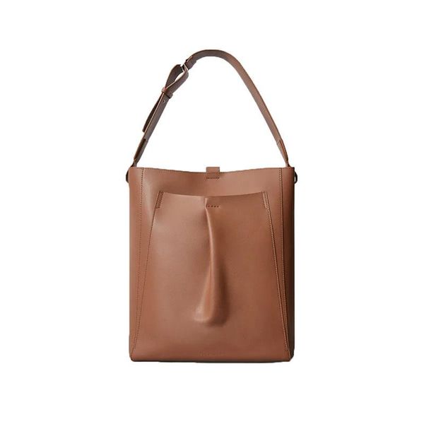 

evening bags leather women's bag shoulder handbag 2021 spring bucket