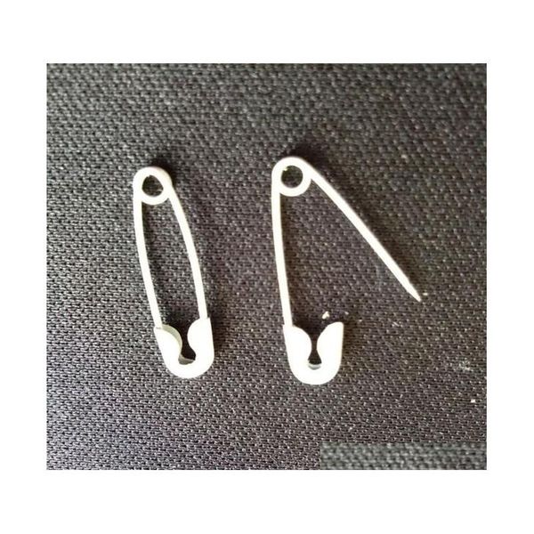 

500 pcs mini 19mm pure white brass safety pin good for tags, jewelry, craft, only usd9.9 jllmuw home003, Silver