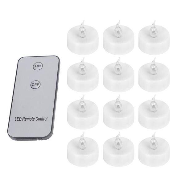 

12pcs led candle luminous decor for proposal valentine wedding party birthday with (always-on warm light, sharp head, with a rem