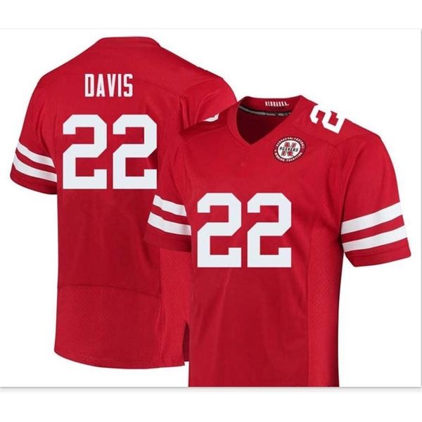 

goodjob men youth women nebraska cornhuskers rex burkhead #22 football jersey size s-5xl or custom any name or number jersey, Black