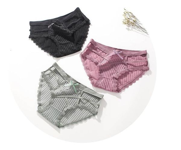 

underwear cutting ee breathing soft lingerie panties panty low waist transparent women's under, Black;pink