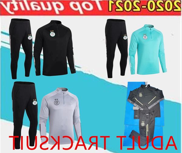 

2020 2021 algeria tracksuit mahrez chandal futbol survetement maillot de foot feghoul sportswear football training suit.size, Black