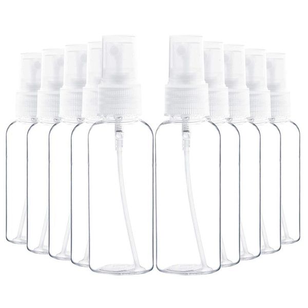 

1pcs 10/30/50/60/100ml plastic transparent empty spray bottle, used for cosmetic and skin care travel perfume atomizatio qyligl