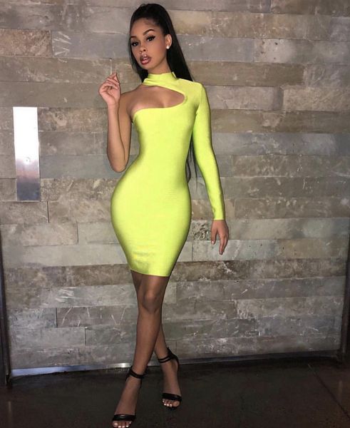 

high green quality of an ombro long rayon bandage evening dressed in party fjh1, White